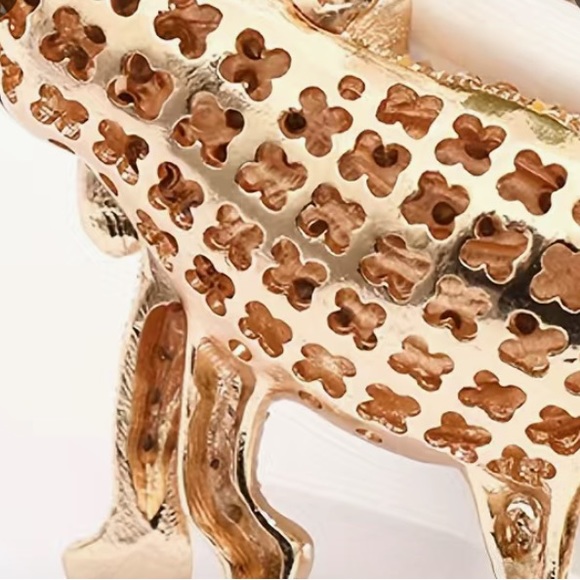 Rhinestone Elephant Keychain, Bag Charm, Accessory - Picture 4 of 5